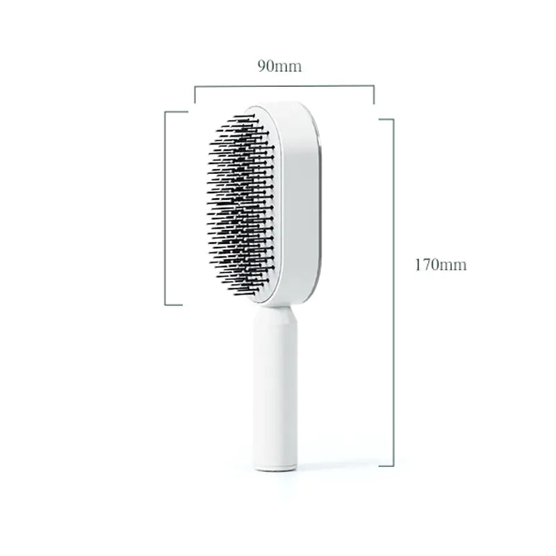 Smart Self-Cleaning Hairbrush:  Instant Cleanliness, Maximum Convenience.